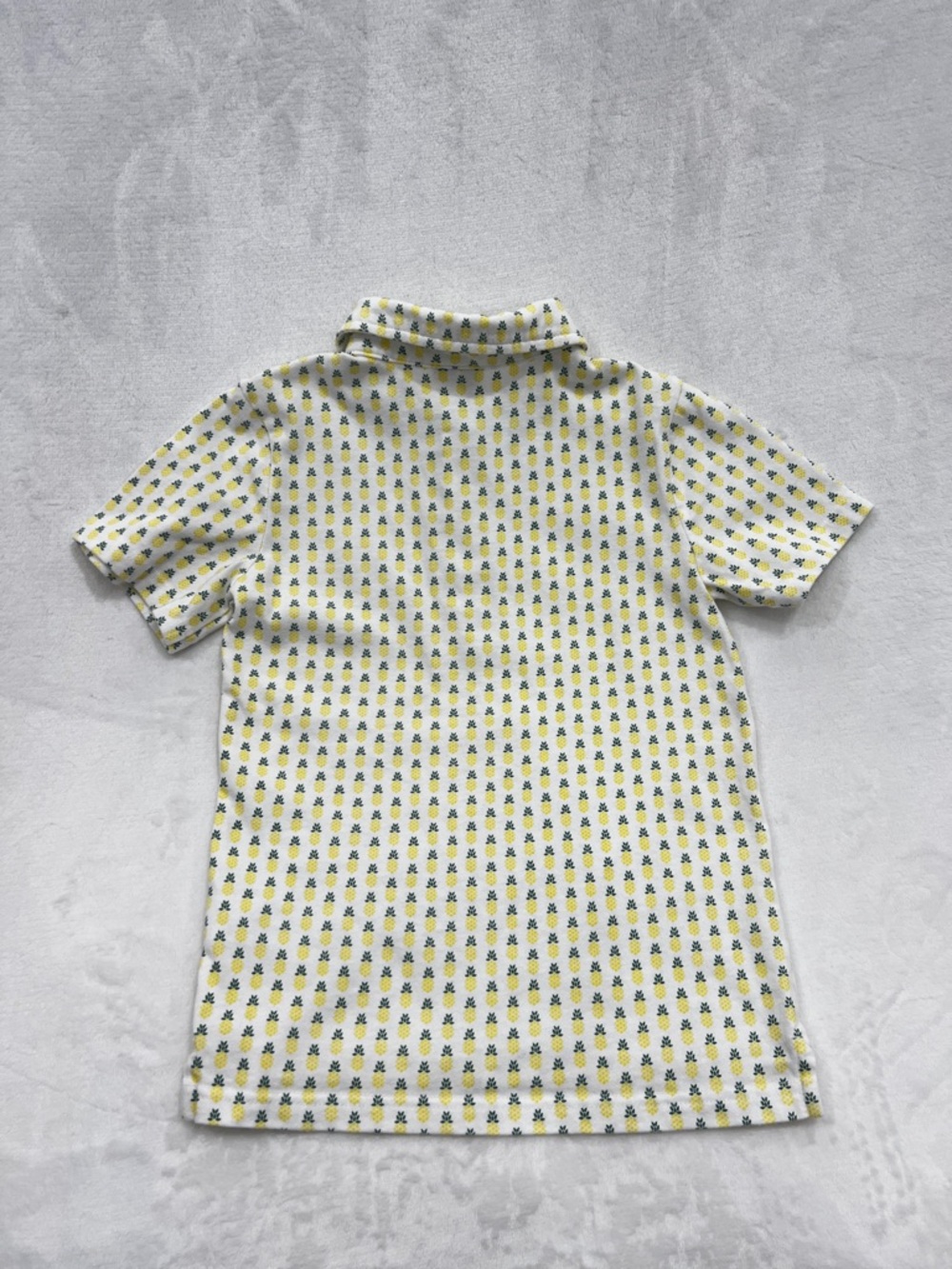 Janie And Jack Pineapple Print Polo Cotton Short Sleeve Boy Kids Size 5 Multi - Picture 2 of 7
